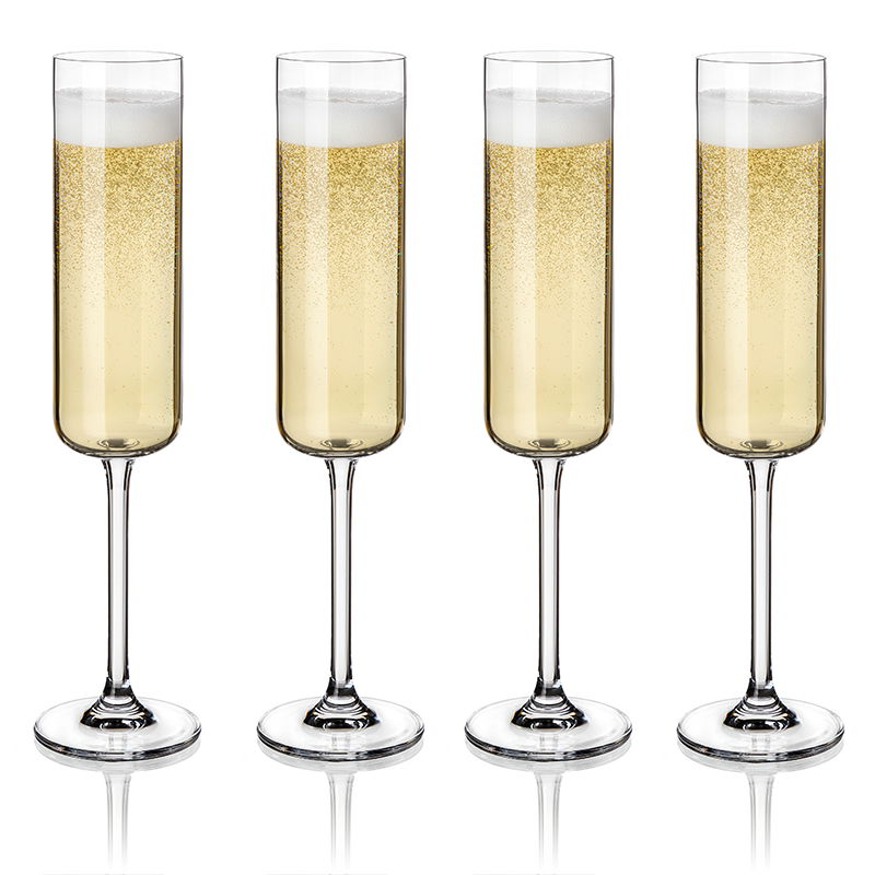 Champagne Flute Glass (set of 4) - Moderna – Maison Forine